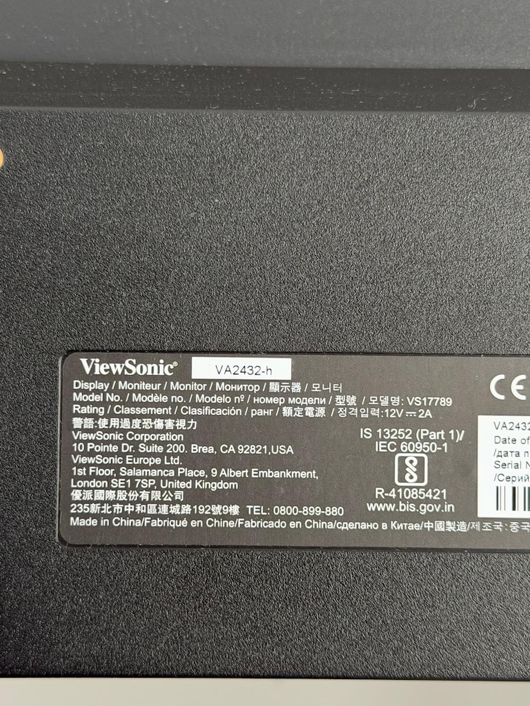 Viewsonic 24 inch 75 Hz HDMI IPS Monitör - 4