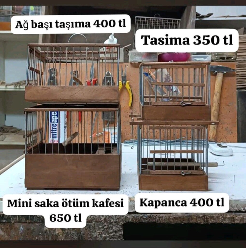 ahşap kafes .taşıma kafesi ..kapanca - 3