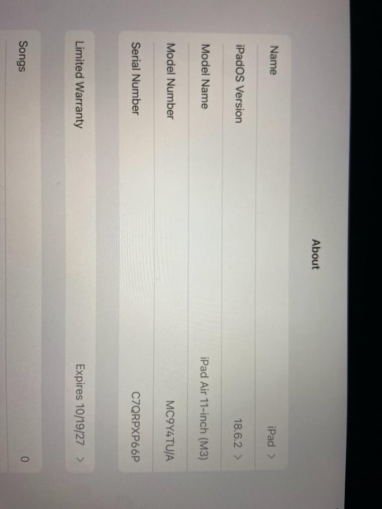 1.5 yıl garantili iPad Air M3 128 gb %100 Batarya Sıfırdan farksız - 5