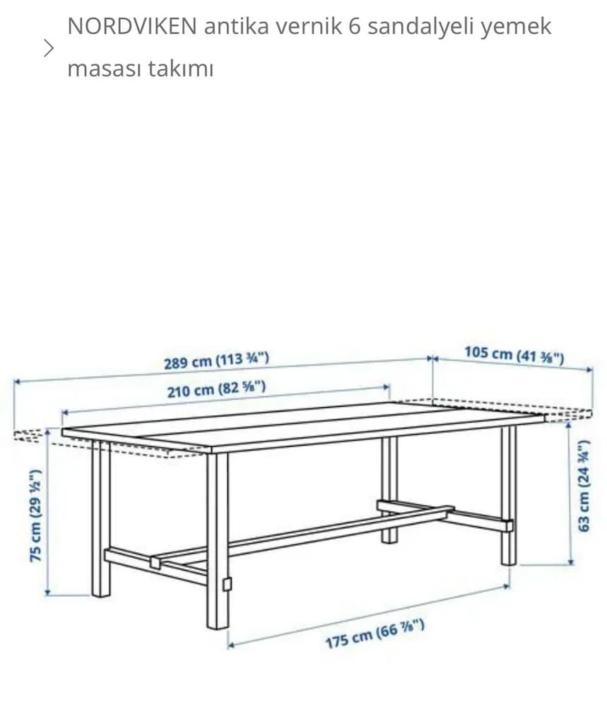 6 - 10 Kişilik Ahşap Yemek Masası ve Sandale Takımı - 5