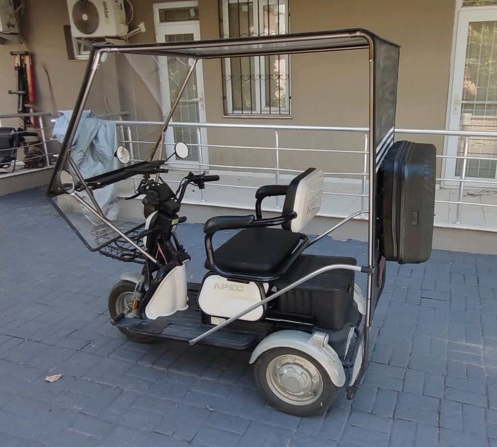 Volta Apec Apm2 üç kişilik elektrikli moped scooter - 8