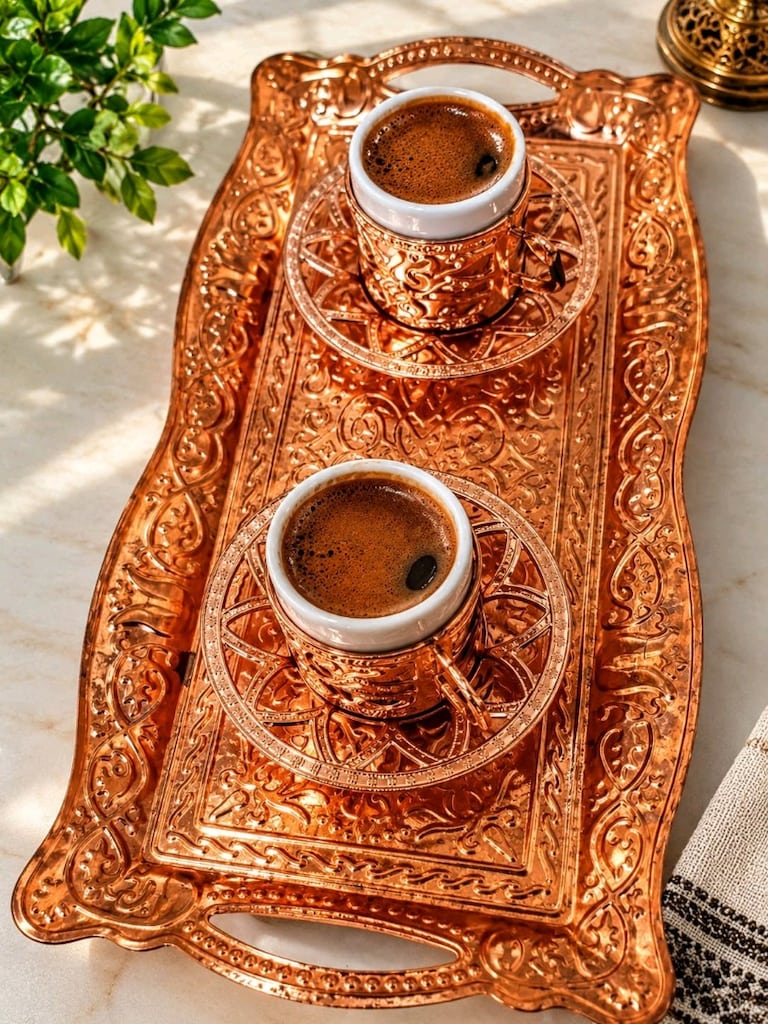 Bakır Fincan Takımı - 2