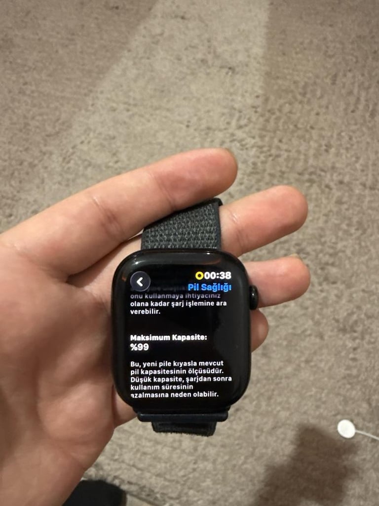 Garantili 46mm SİMSİYAH APPLE WATCH 10 - 3