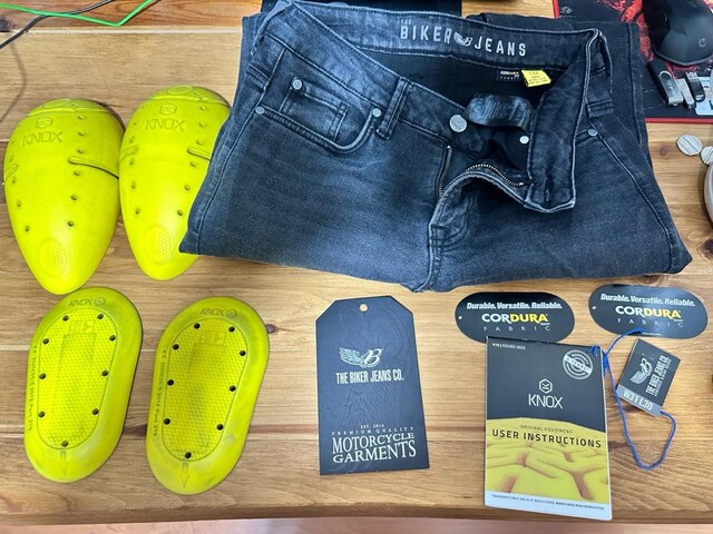 Biker Jeans motorcu pantolonu korumalıklı