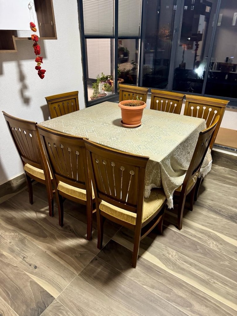 Yemek masası, açılır kapanır, 12 kişilik sağlam kullanışlı - 6