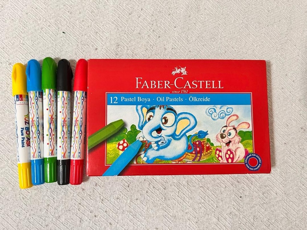 faber castel pastel boya ve yüz boyama kalemi - 5