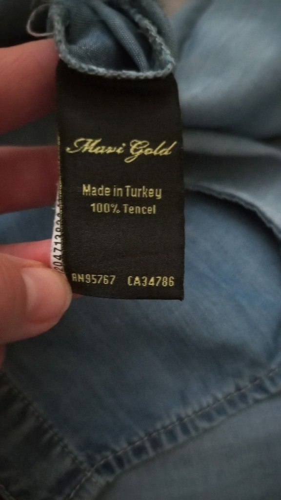 Mavi Kadın Kot Gömlek - 5