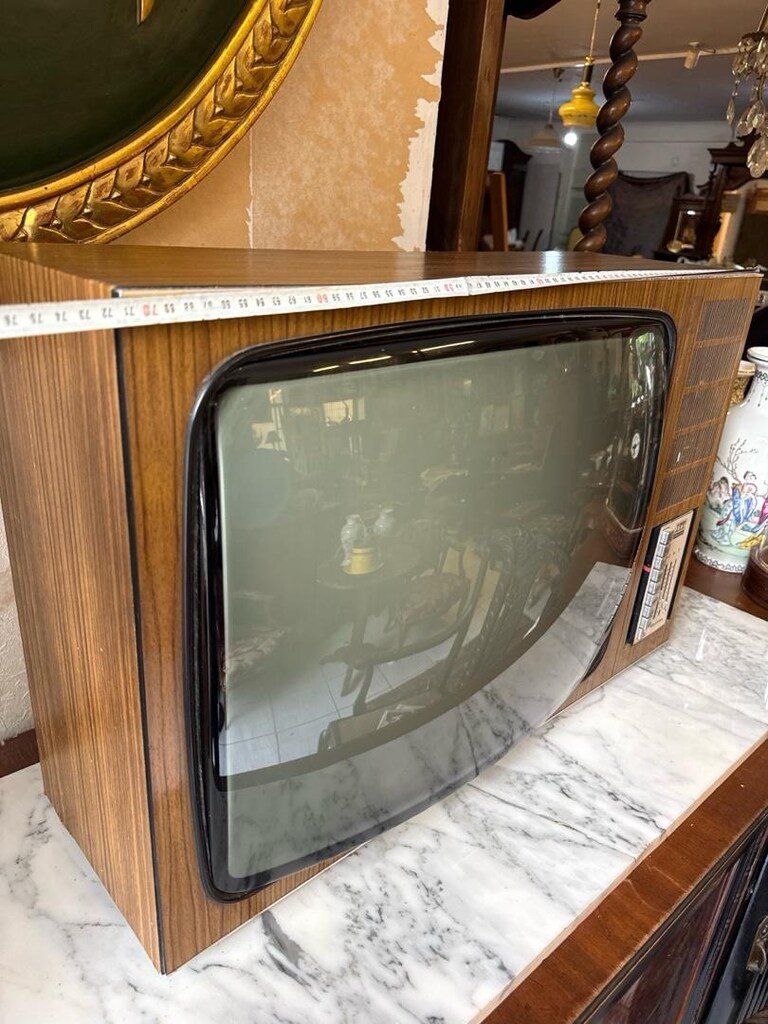 dekorluk eski tv ahsap kasa - 6