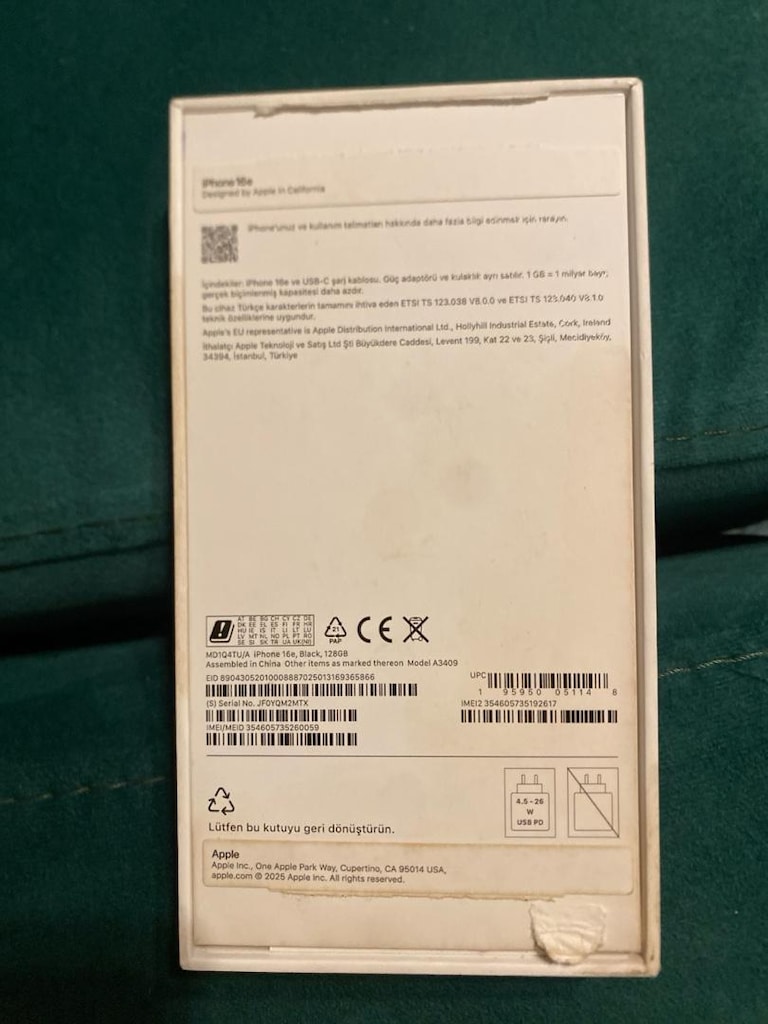 iPhone 16E yurtiçi - 2