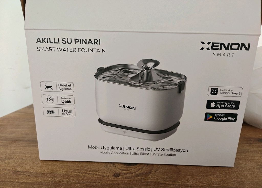 Xenon Smart Kedi Su Pınarı | Çelik, Kablosuz. X8653 - 4