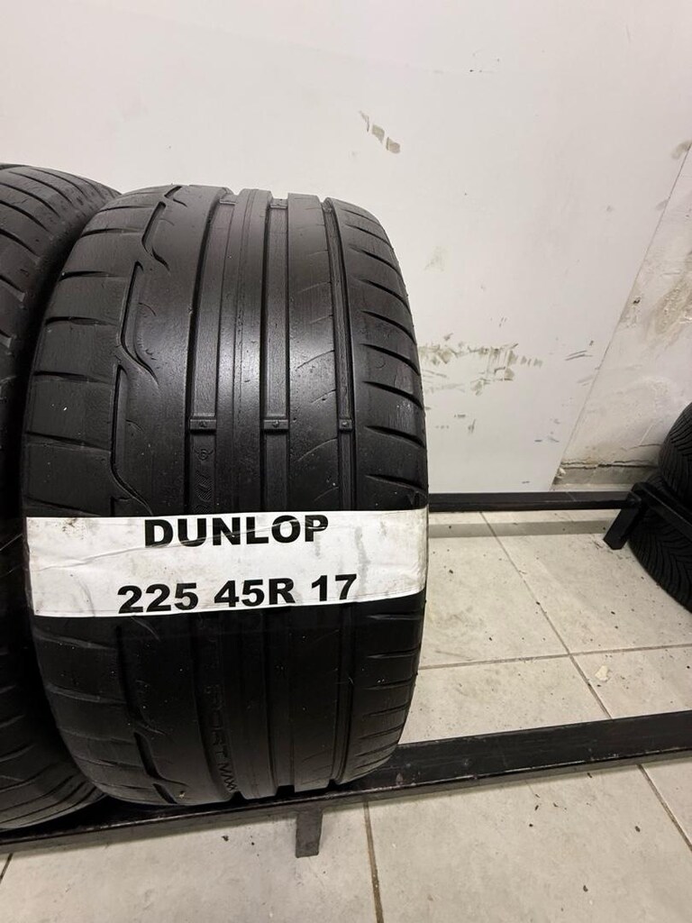 225 45R 17 DUNLOP 2 ADET YAZLIK HATASIZ YENİ AYARINDA ÇİFT - 2