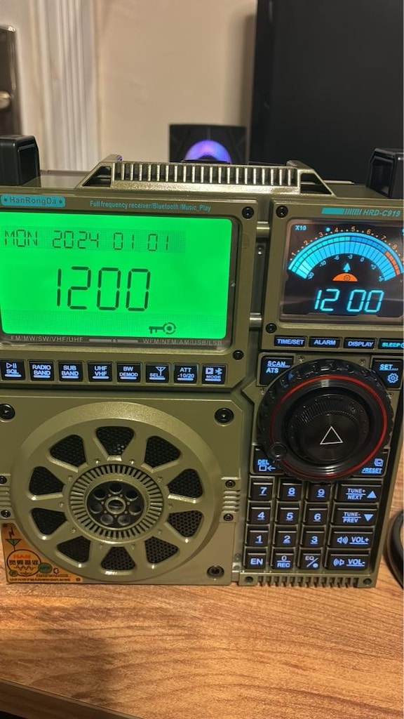 HRD C919 cw ( halk ) Hava deniz kısa orta uzun band otomatic scanne - 2