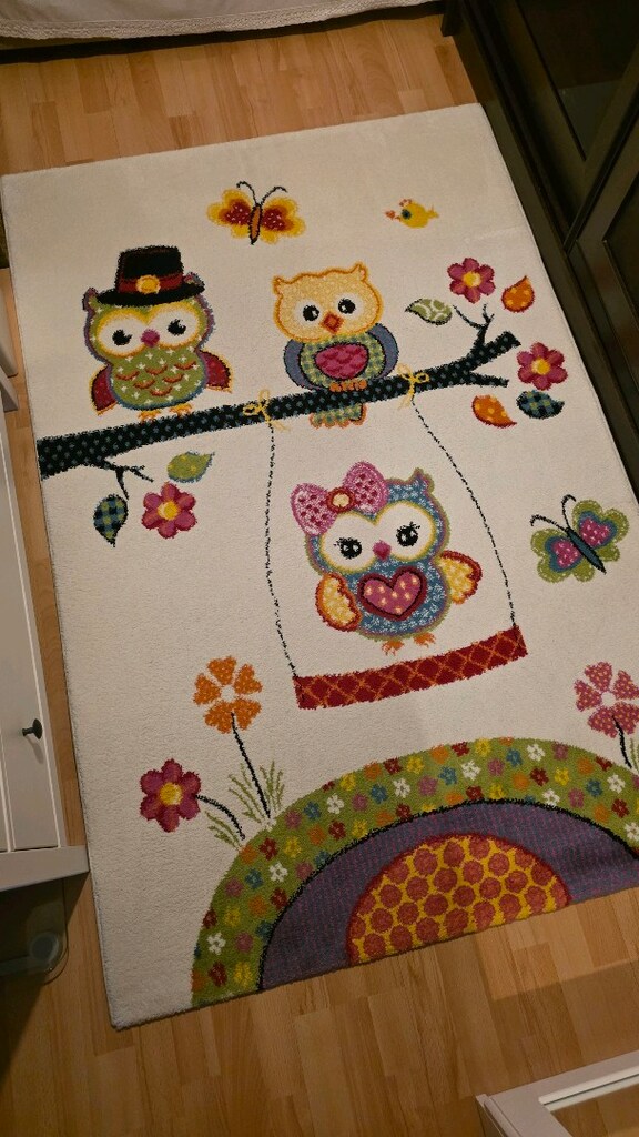 Baykuşlu Çocuk Odası Halısı 120x180 - 8