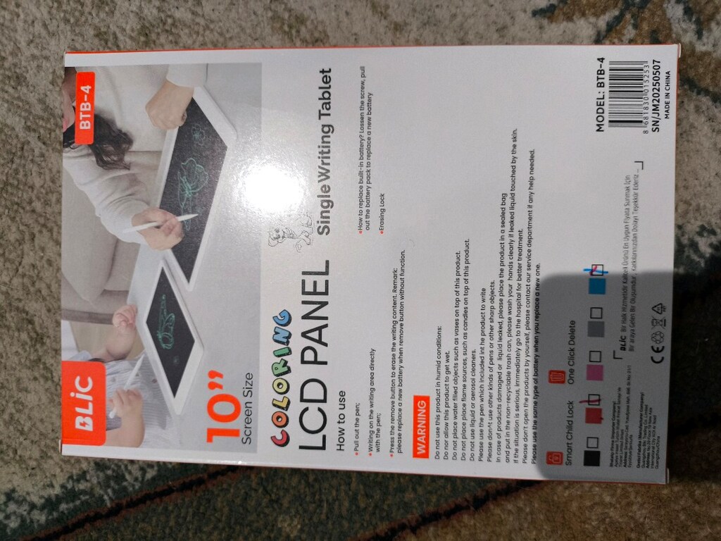 Blic BTB-4 model 10 inç LCD yazı ve çizim tableti - 2