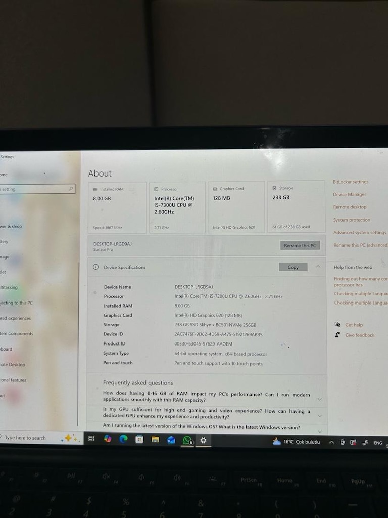 surface pro 5 - 3