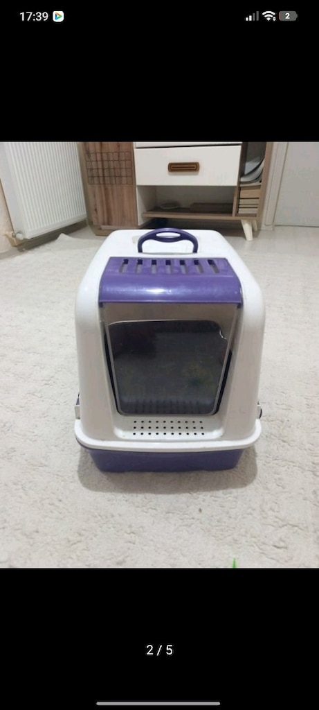 kapalı kedi tuvaleti küregiyle beraber - 4