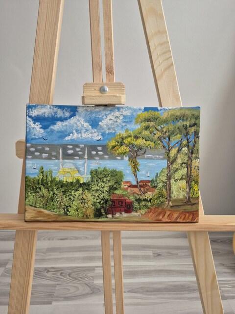 Orijinal El Yapımı Yağlı Boya Tablo – 20x30 cm