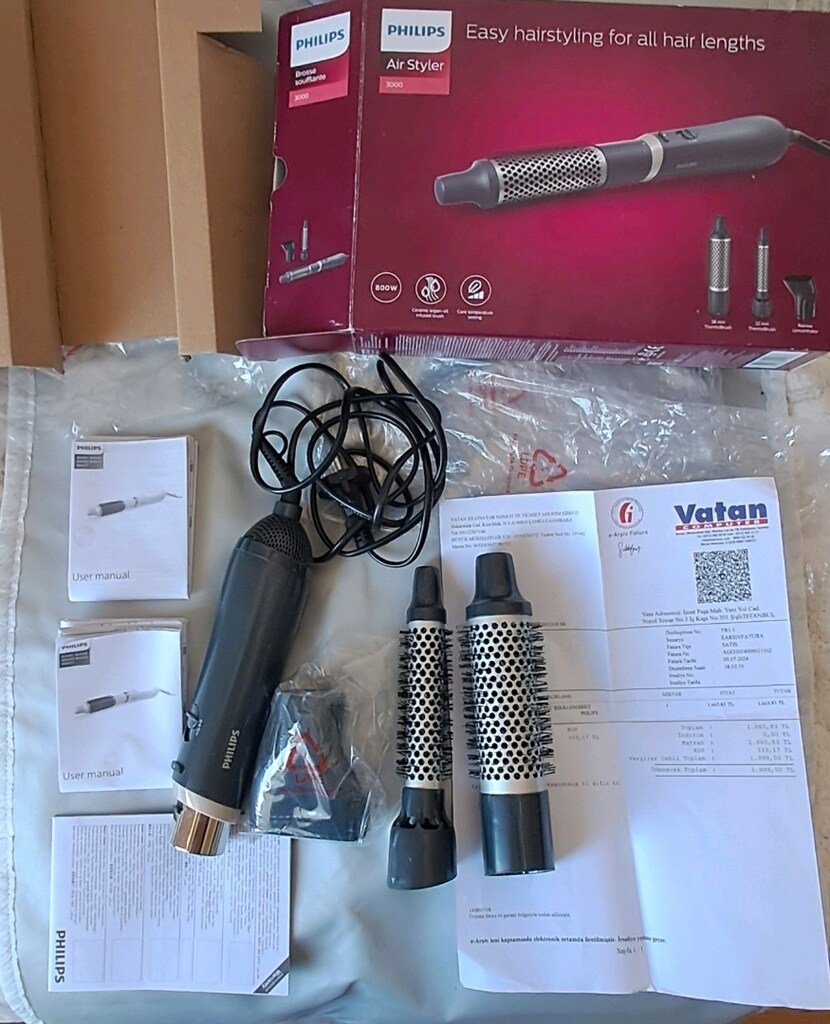 PHILIPS AIR STYLER 3000 800W SAÇ ŞEKİLLENDİRİCİ - 3