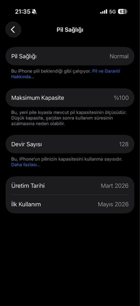 iPhone 17 256 GB (TR CİHAZI 3 AYLIK) - 6