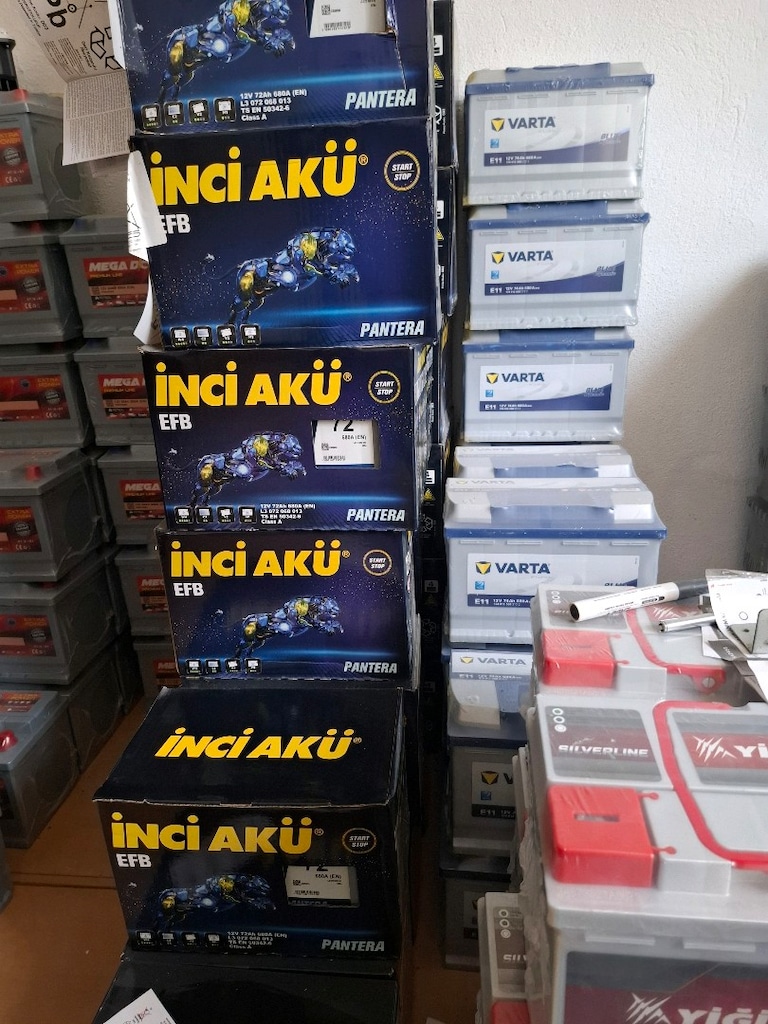 72 amper inci efb star stop akü