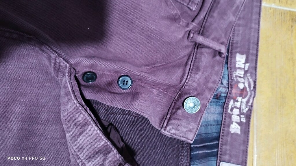 Mudo marka jeans pantolon..Bir düğme takılacak sadece - 4