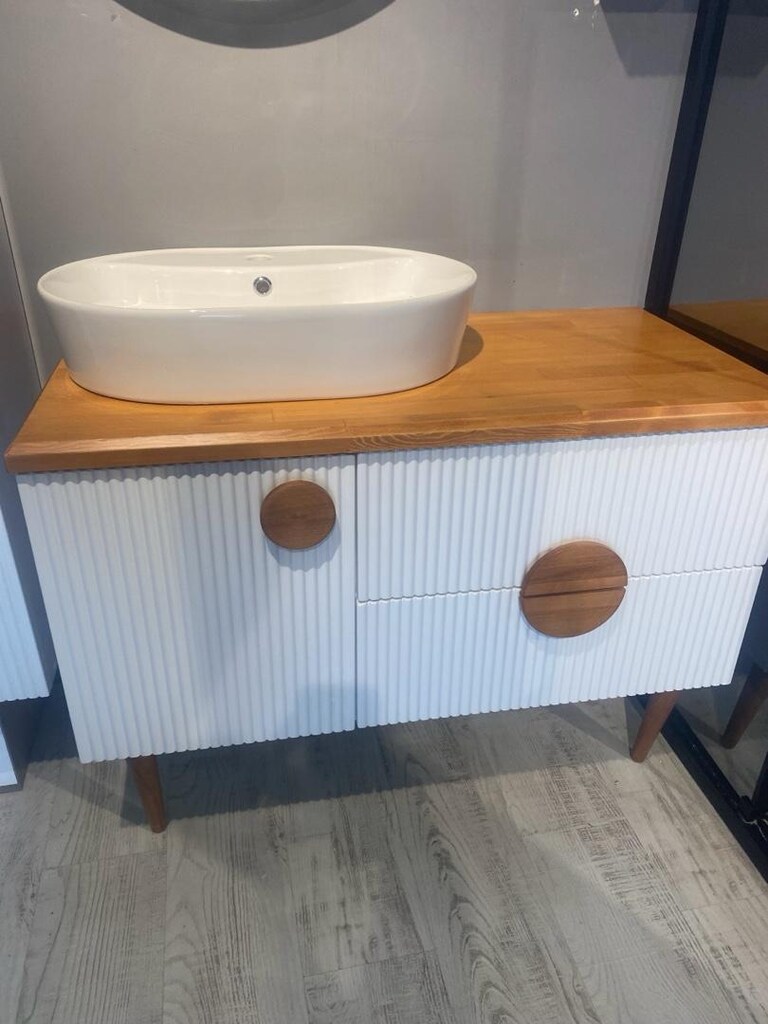 100 cm banyo dolabı takımı - 3