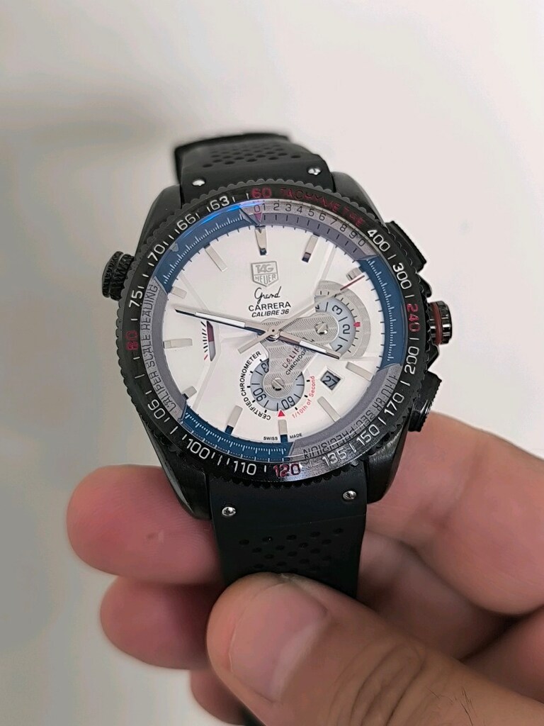 Yag Heuer Carrera Chronograph 36 otomatik1860 kol saat 43 milim kasa - 9