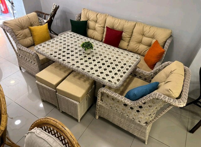 Bahçe balkon mobilya oturmagrubu Rattan takımı sıfır imalattan