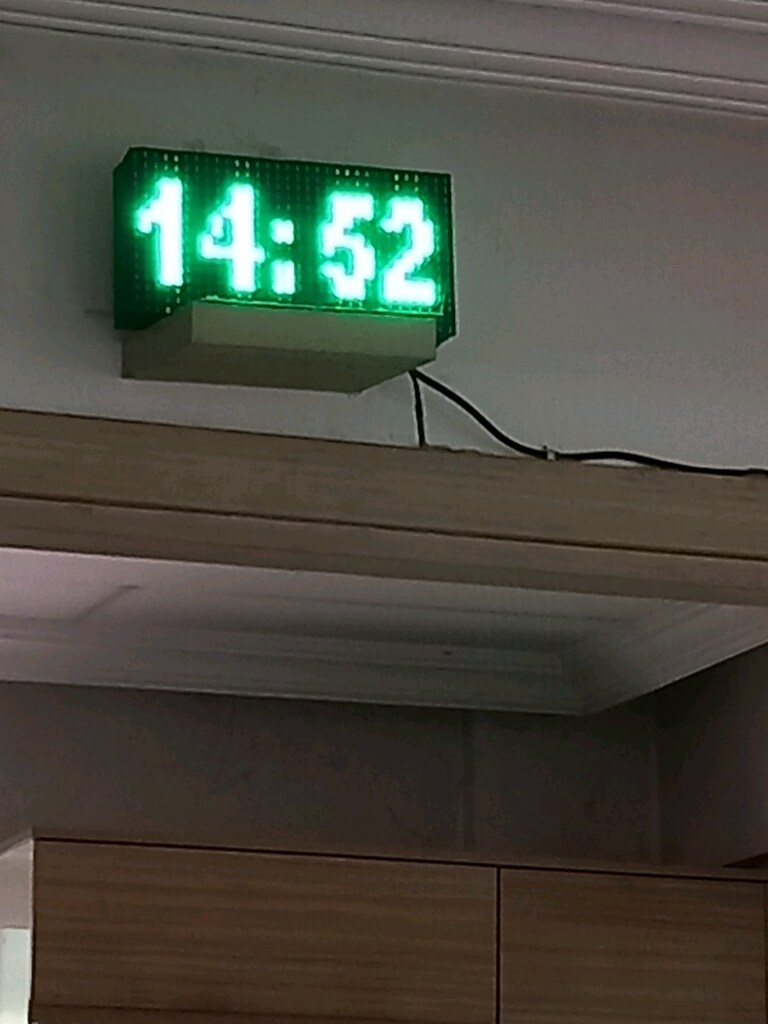 Led ışıklı saat ve derece - 2