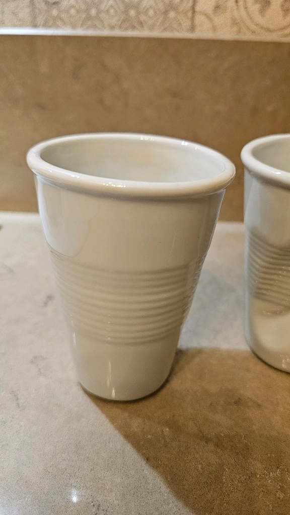 90’lar İkonik Buruşuk Kupa 2’li Set – Porselen | 26 cl | Alman Tasarım - 4