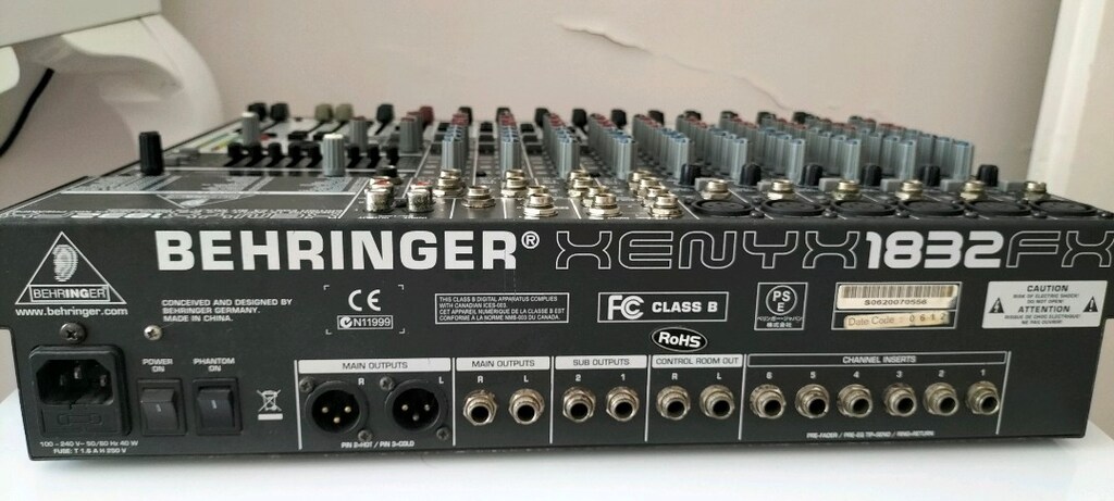 Sahibinden Temiz Behringer Xenyx 1832FX – 18 Kanal Efektli Mikser - 7