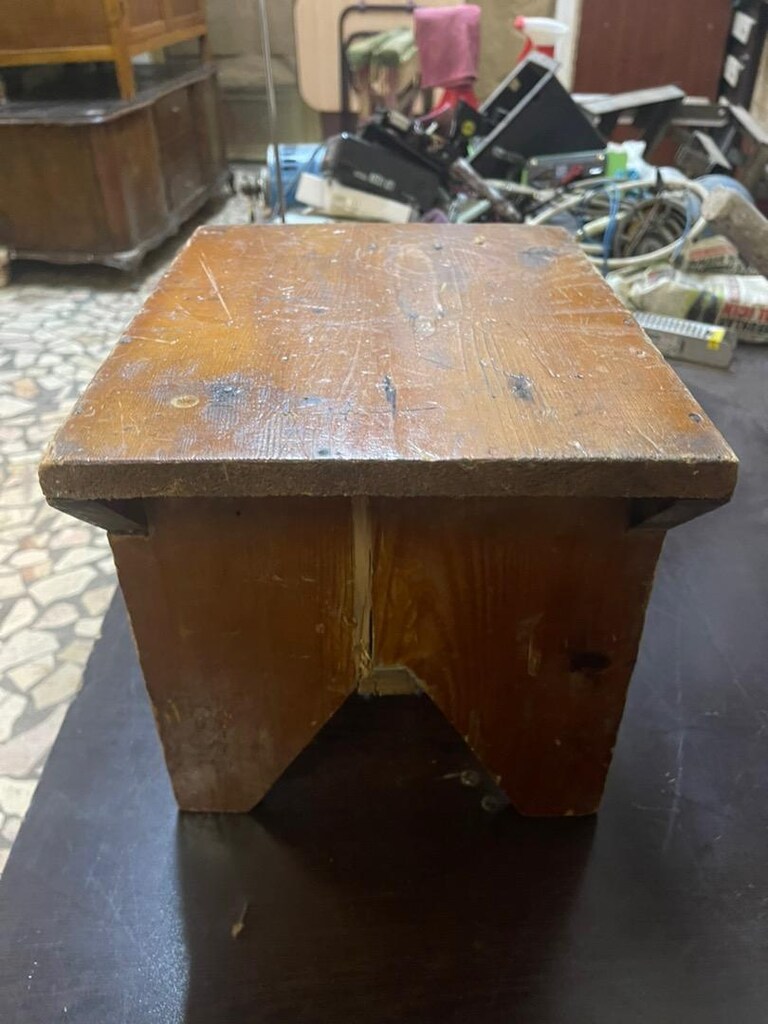 Mini şirin oturak bank sandalye ahşap mobilya ağaç - 2