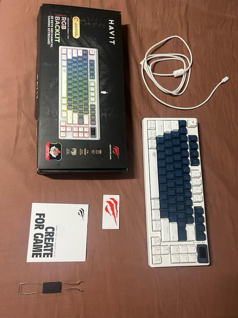 Havit Gamenote KB884L Red Switch Kablolu Mekanik Oyuncu Klavye - 5
