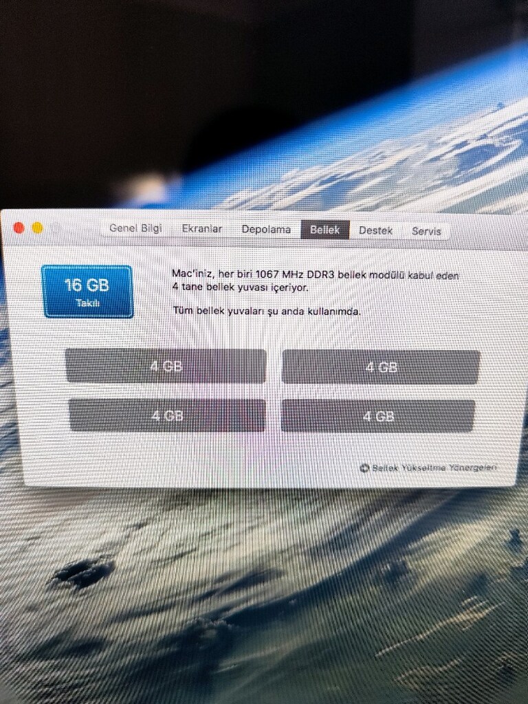 Temiz mac OS bilgisayar 1 TB HDD 16 GB ram - 5