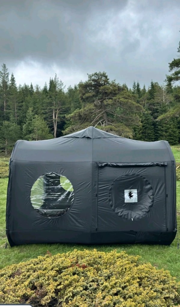 1 Kez Çekimde Kullanıldı SHUFA Glamping Şişme Çadır - 3