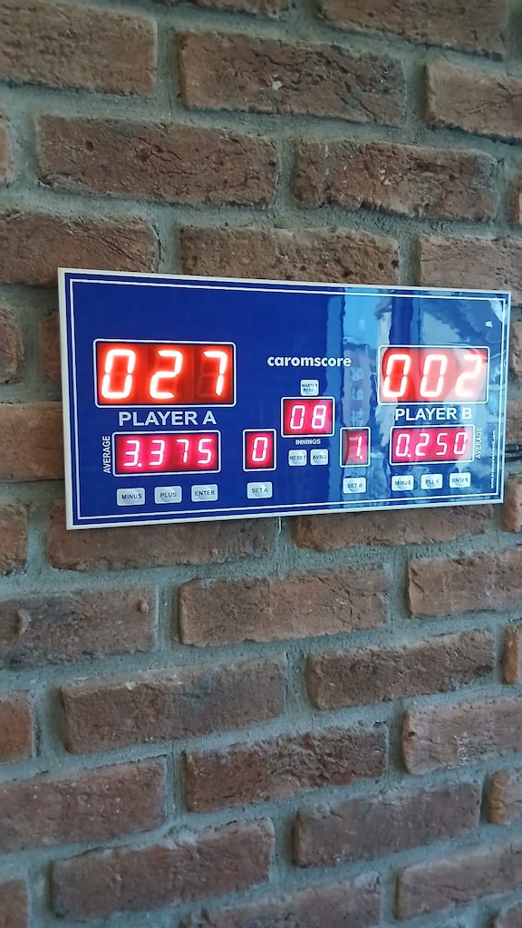 Caromscore elektronik skor tabelası (scoreboard) - 4