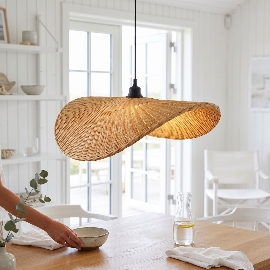 NORDIC Rattan Avize 50-55-60-65 cm – Sıfır - 3