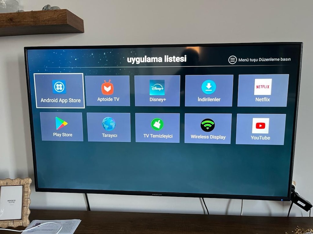 PROFİLO 120 EKRAN TV XİAOMİ 4k tv box ile beraber - 3