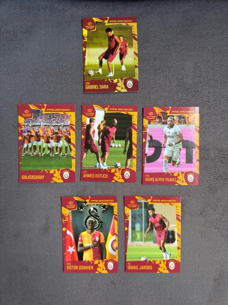 Galatasaray Futbolcu Kartları - 2