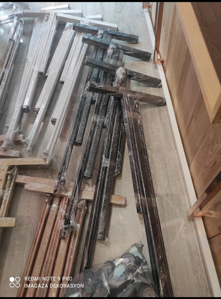 Tekerlekli Askılık Stand Eşek,Elbise Askısı Standı,Ayaklı Askılık Stan - 11