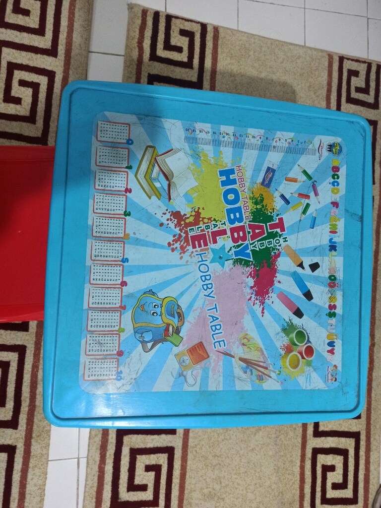 plastik çocuk çalışma masa ve sandalyesi - 4