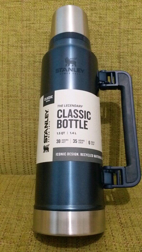 stanley 1.4 litre lacivert termos sıfır - 2