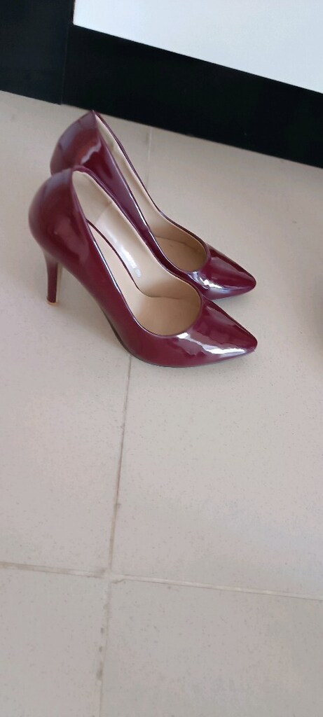 3 adet stiletto bir adet gece ayakkabisi - 5
