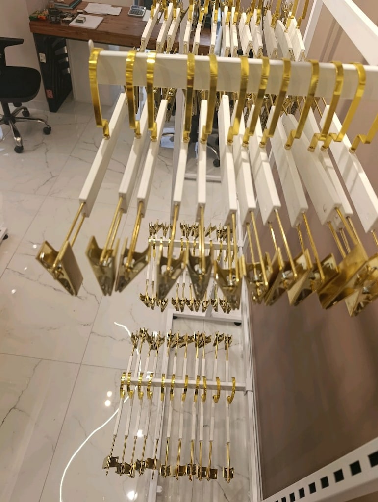 Toptan Askı,Askı İmalatı,Askı Üretimi,Giysi Askısı, Elbise Askısı,Gold - 10
