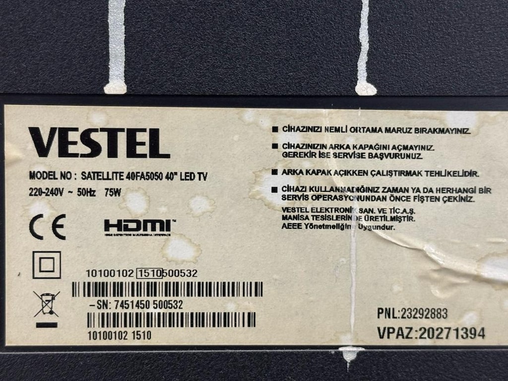 vestel tv - 3