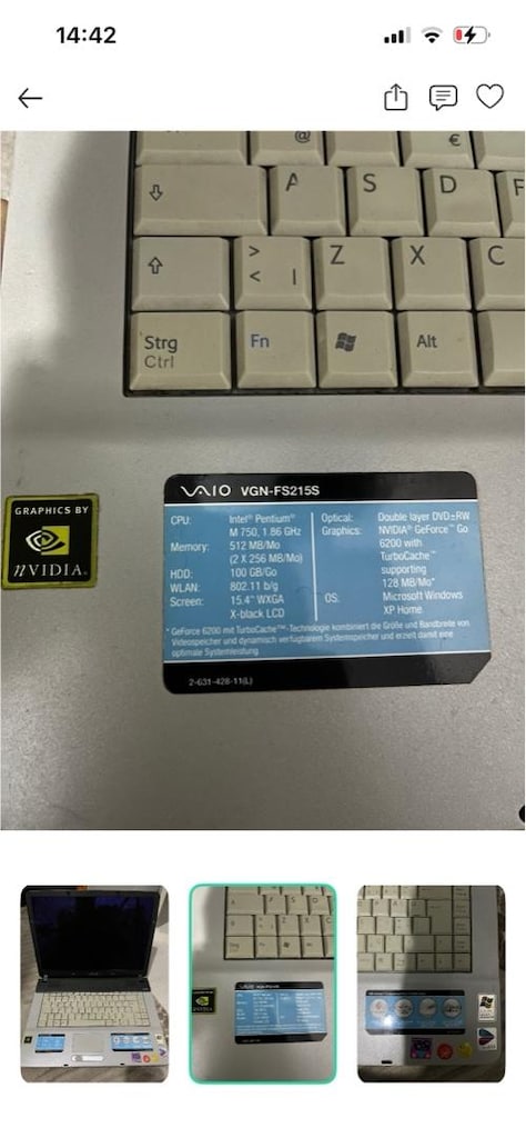 Sony Leptop Temiz Çalışır durumda - 5