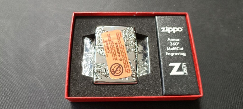 Zippo Armor Dragon Phoenix Dizayn Çakmak - 2