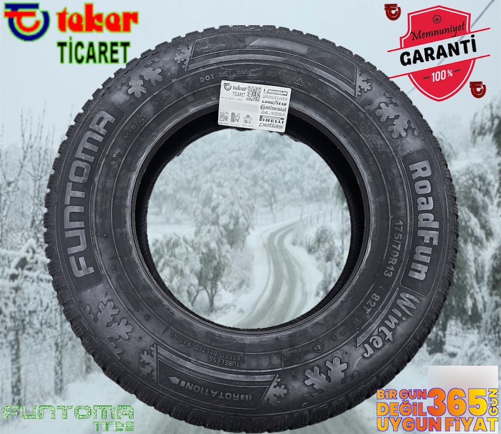 175 70 13 FUNTOMA ROADFUN WINTER #kış&kar lastiği# Teker Ticaret 2026 - 2