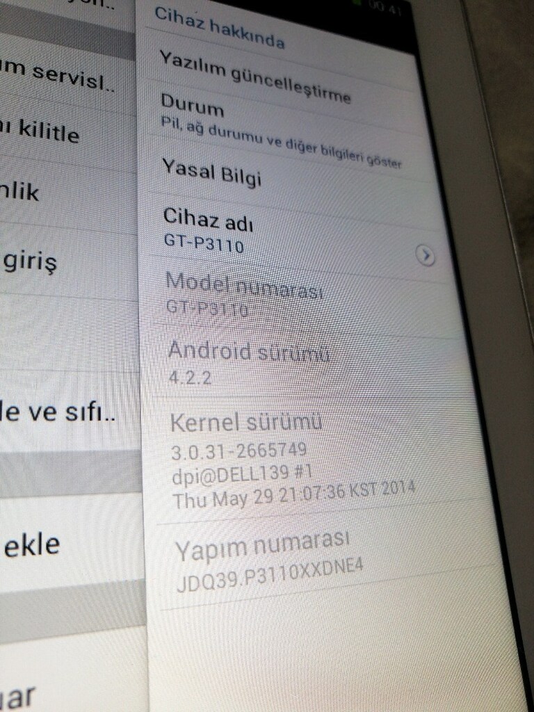 samsung GT-P3110/ 8inç açıklamayi oku - 2
