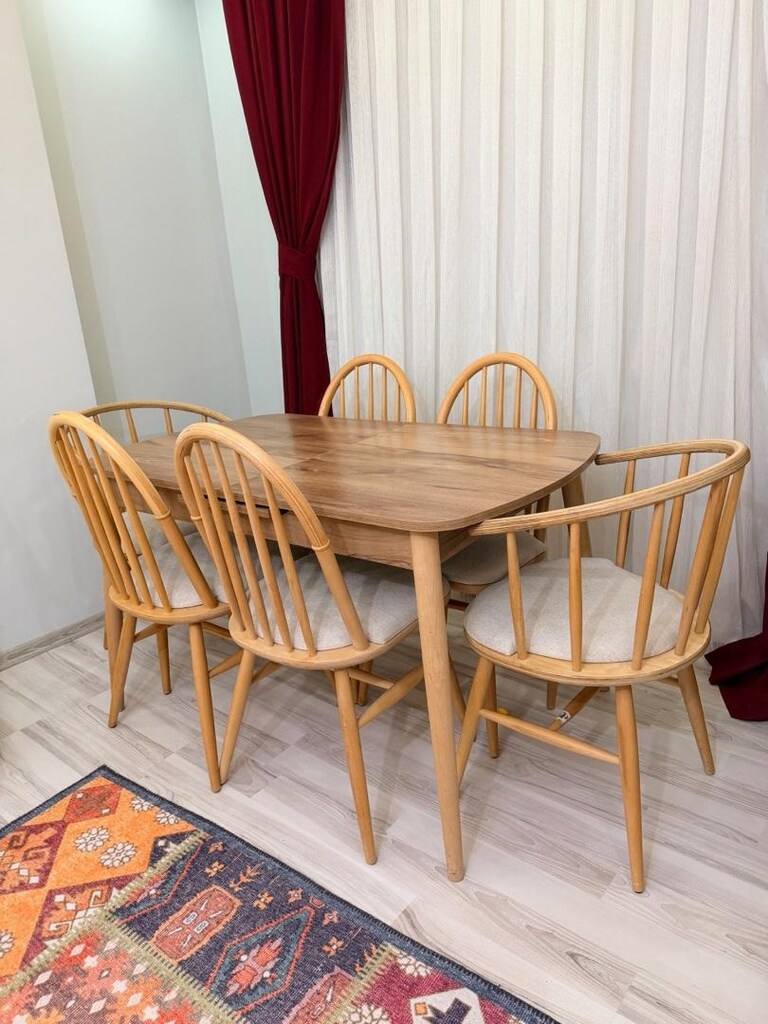 Ahşap Masa Sandalye Takımı - 3